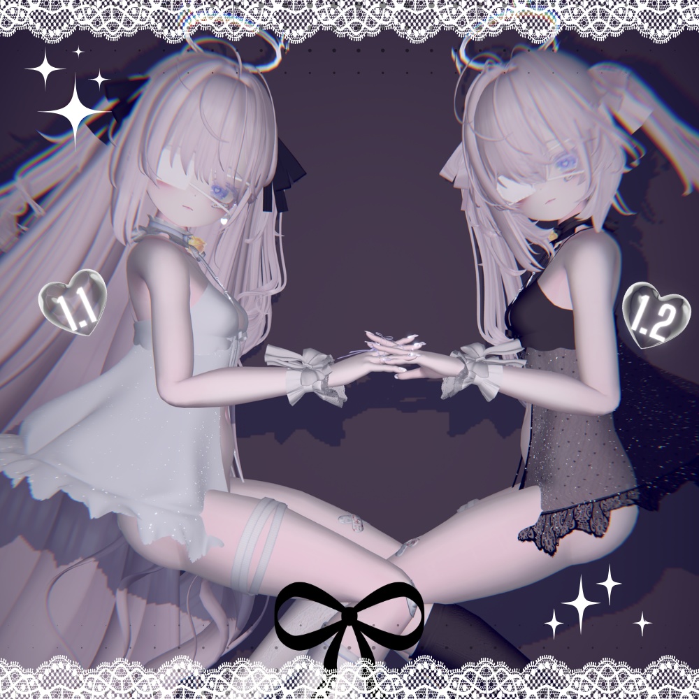 ♡無料♡ポーズアニメーション6種類「双子」