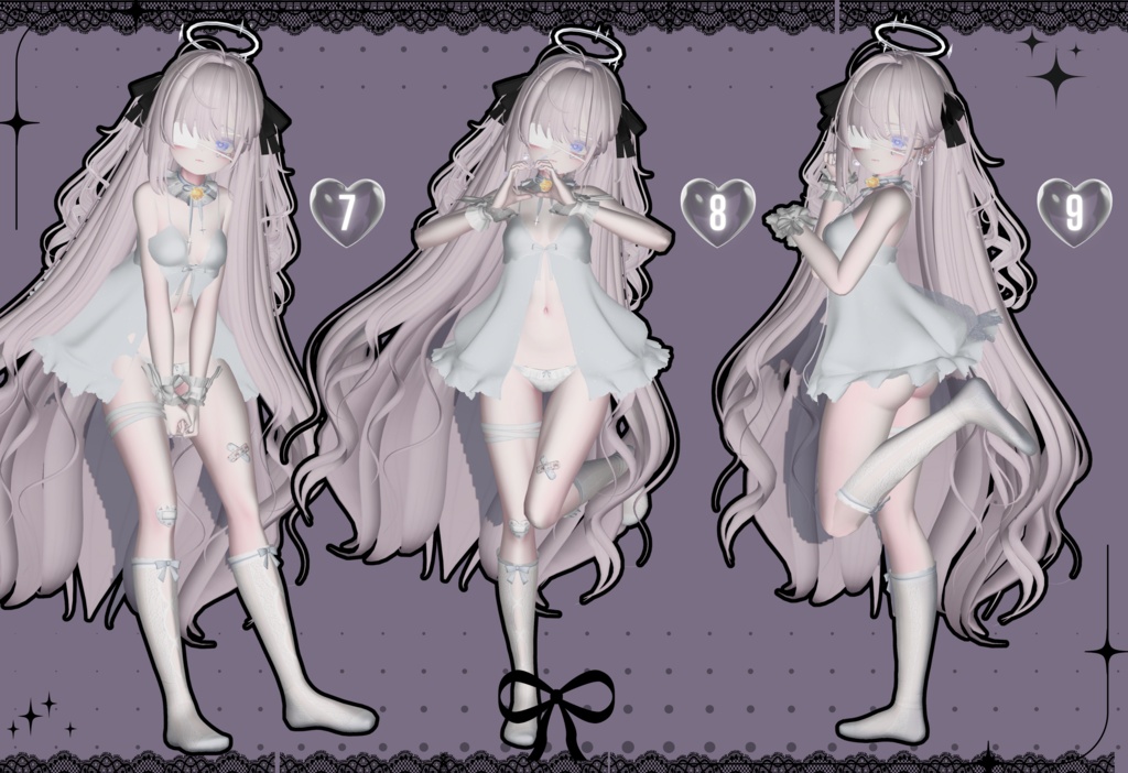 ポーズアニメーション24種類