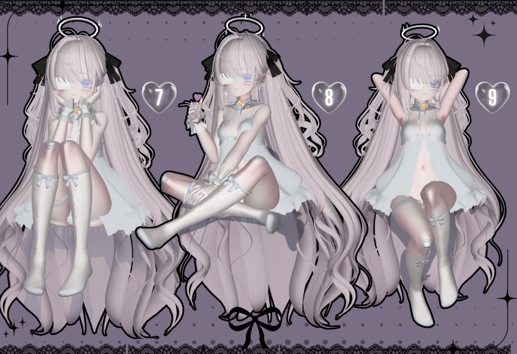 ポーズアニメーション24種類