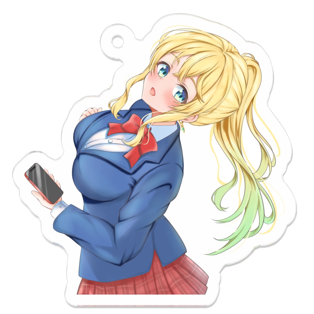制服リサちゃんのアクキー