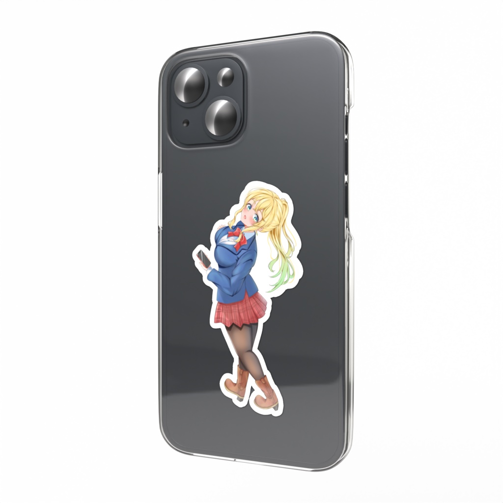 制服リサちゃんステッカー
