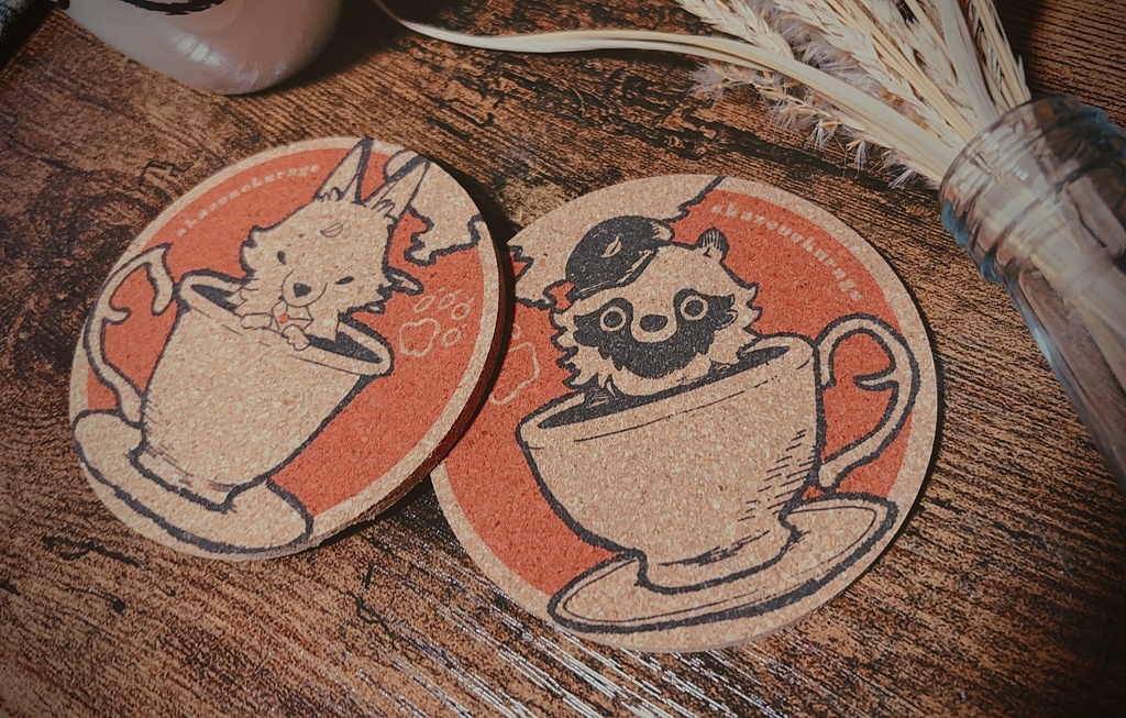 コースター＆ポストカードセット【数量限定おみくじセット付】