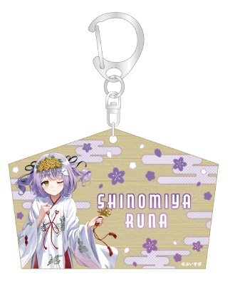 【受注販売】神田明神納涼祭りコラボオリジナル絵馬風キーホルダー【ぶいすぽ】