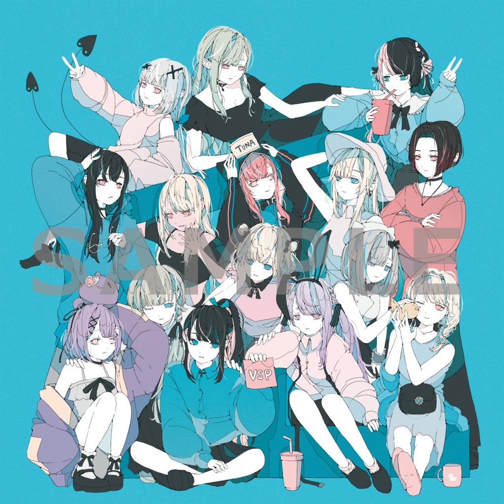 ぶいすぽっ!ビッグシルエットTシャツ【春先生描き下ろし】