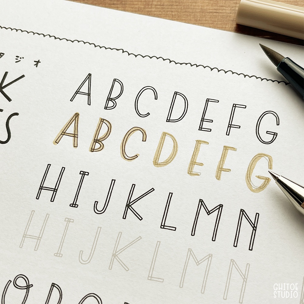 PDFなぞり描きワークシート Eclair Font フリー版