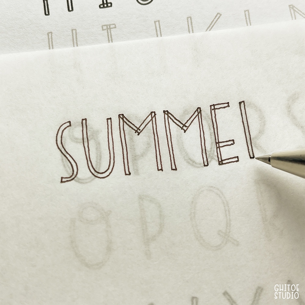 PDFなぞり描きワークシート Eclair Font フリー版