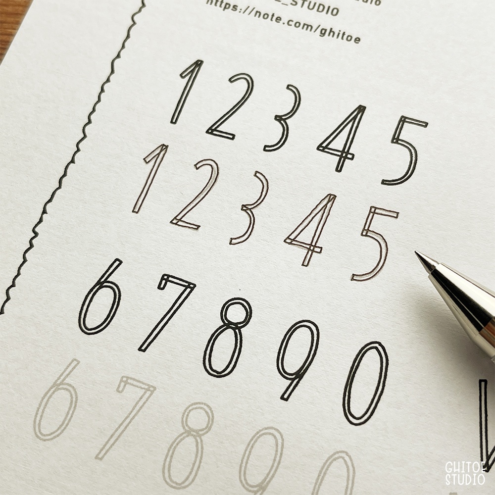 PDFなぞり描きワークシート Eclair Font フリー版