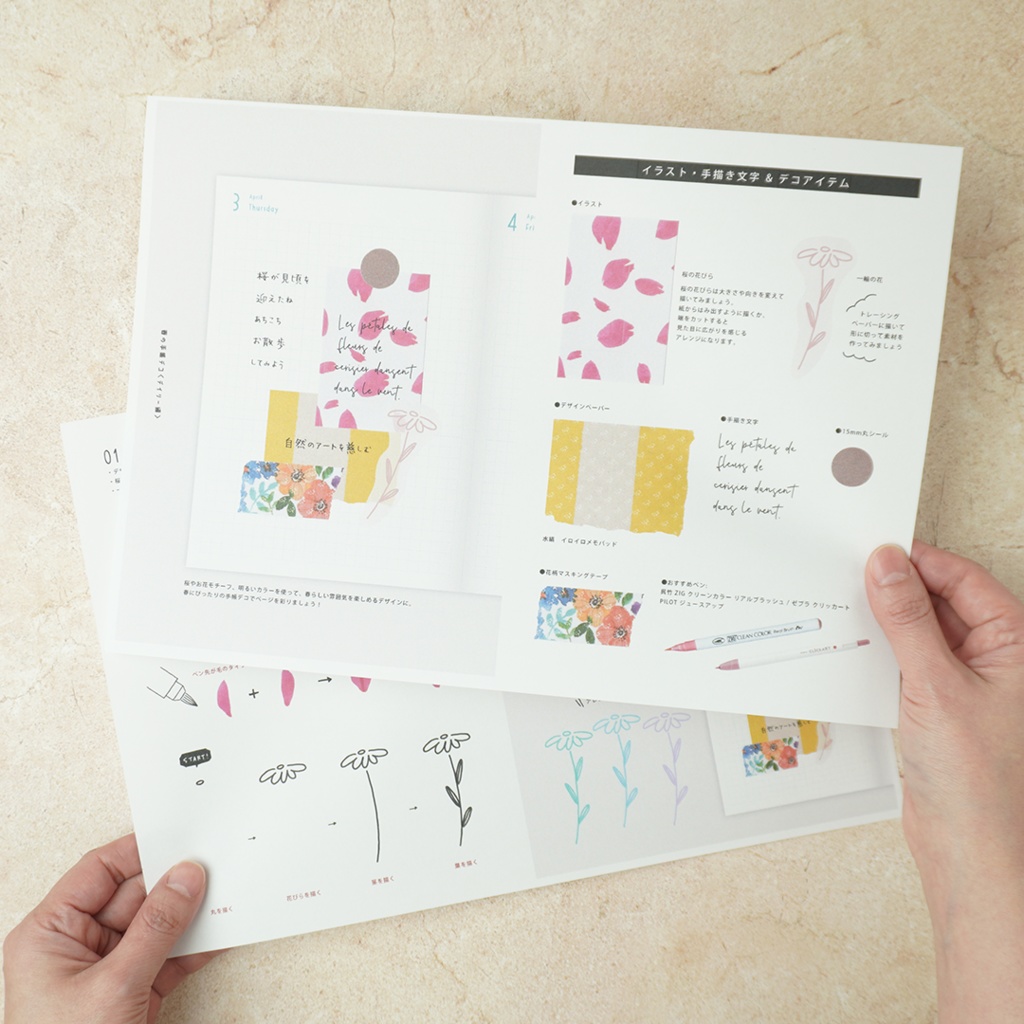 【まとめPDF】春の手帳デコ<デイリー編>