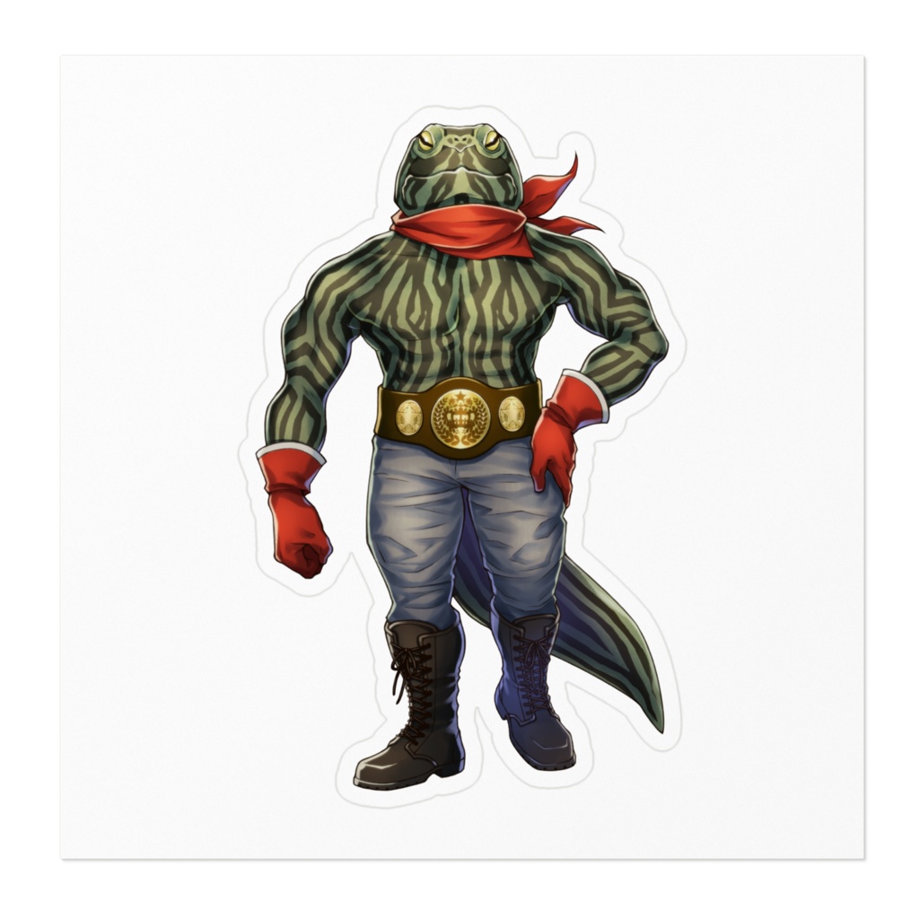 亜人のファイターステッカー10cm