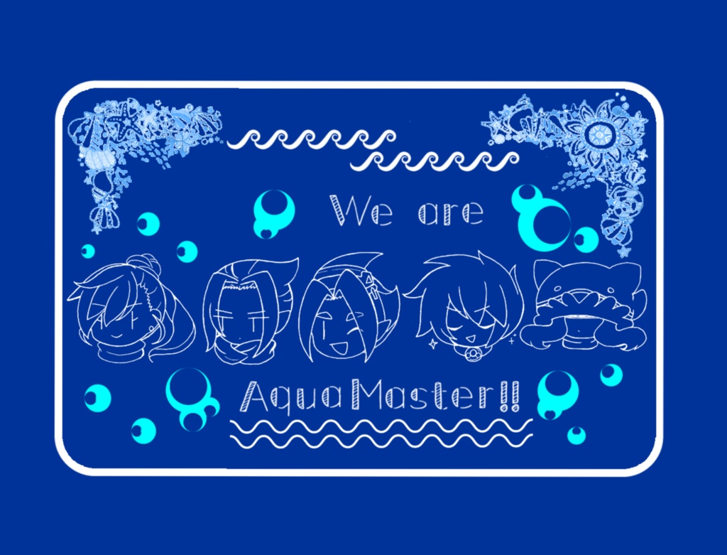 水面アクリルキーホルダー