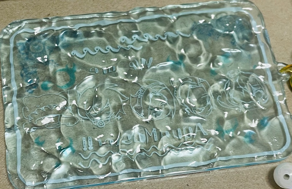 水面アクリルキーホルダー
