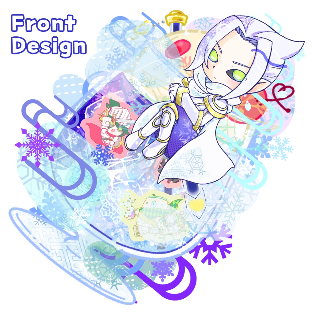 シャカシャカアクリルキーホルダー