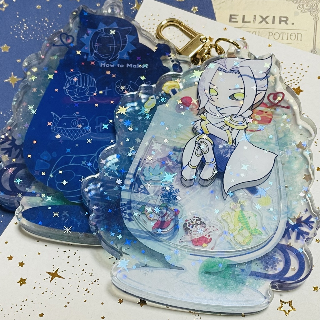 シャカシャカアクリルキーホルダー