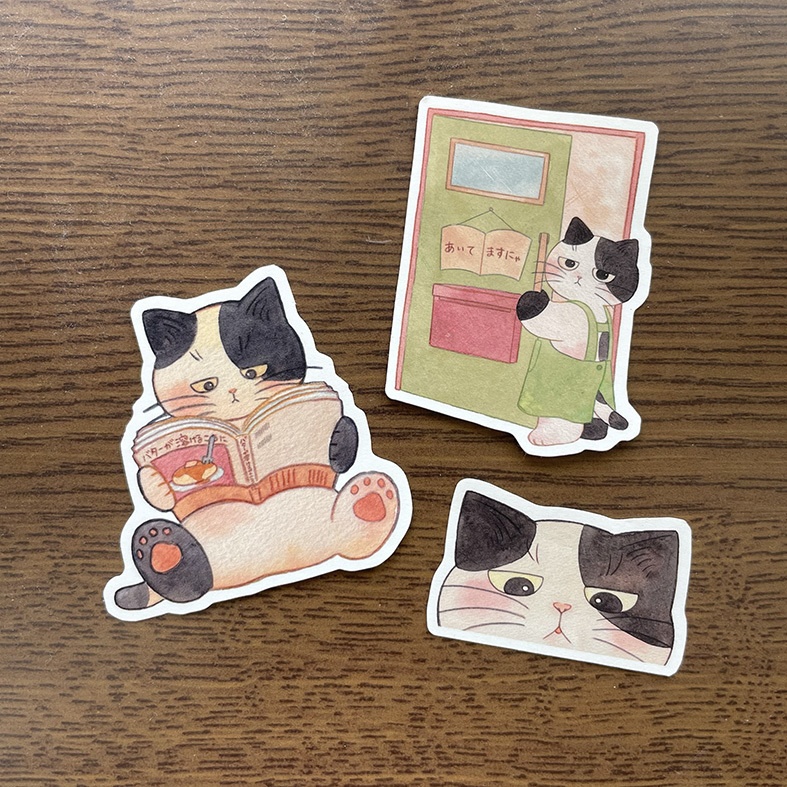 しおさんステッカー3種