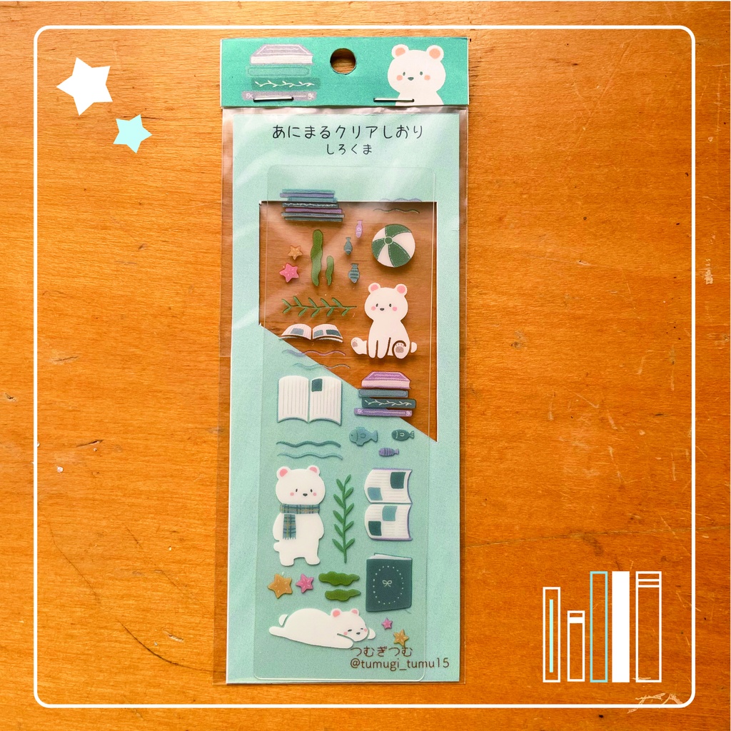 クリアしおり4種
