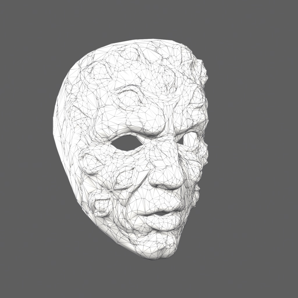 Weaver Spider VR – fourteen-eyed spider face mask【VRChat / PC & Quest / MA】