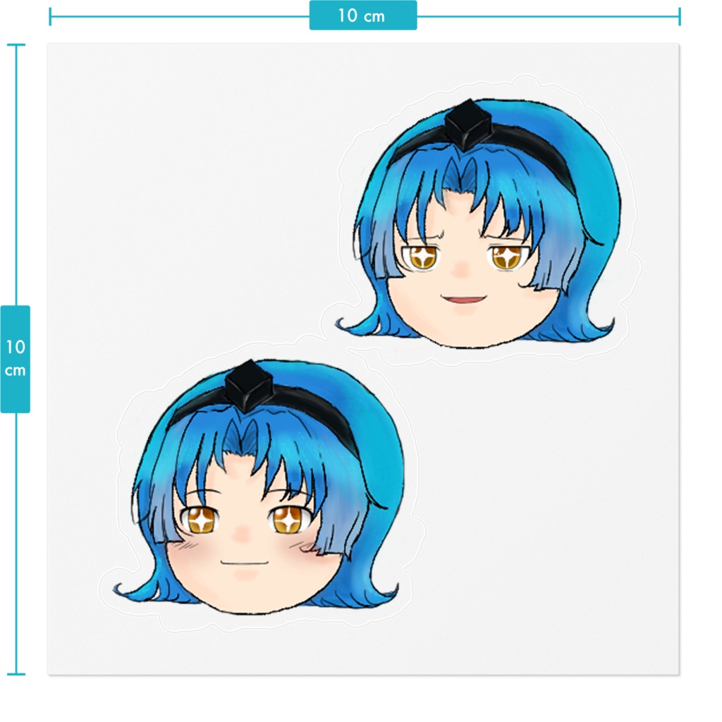 おかもち透明ステッカー