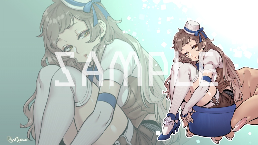 【プレイマット】Agawa Ryoオリジナル布ラバーマット Rubber Play Mat