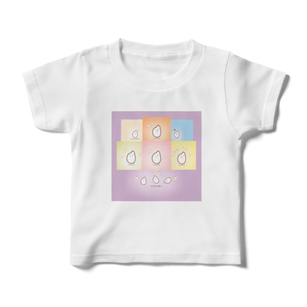 [キッズ]米つぶちゃん&米つぶくんTシャツ