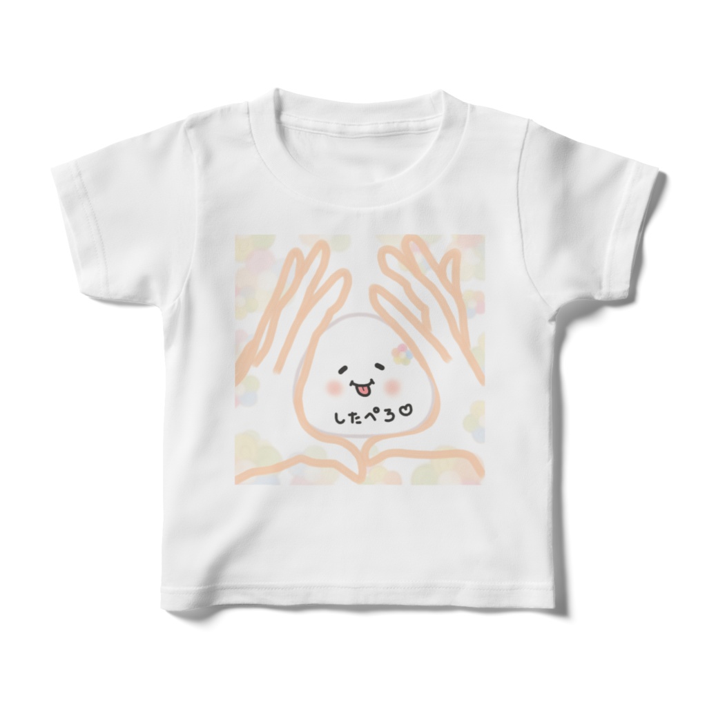 むぎゅむぎゅ♡したぺろ塩むすびちゃんTシャツ