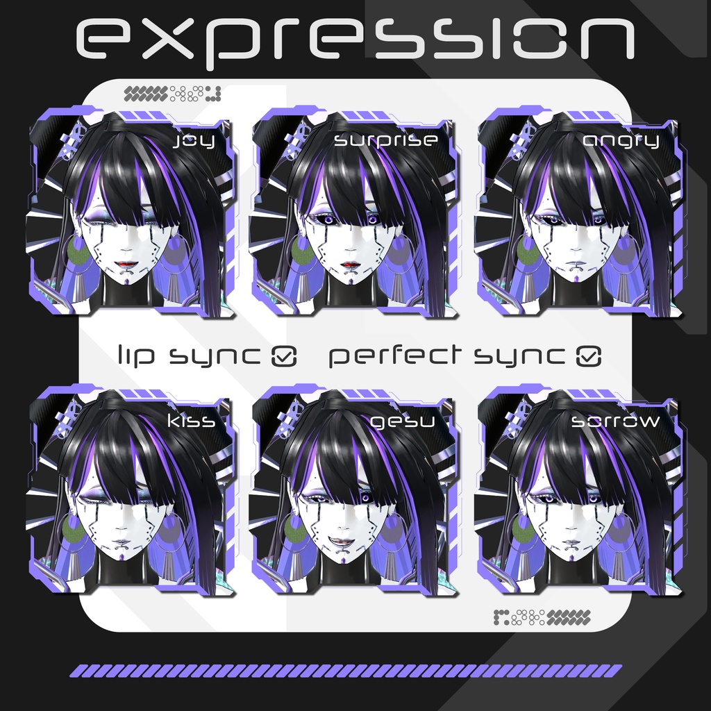 オリジナル3Dモデル『影法師 紫電 大鴉 -オオガラス-』