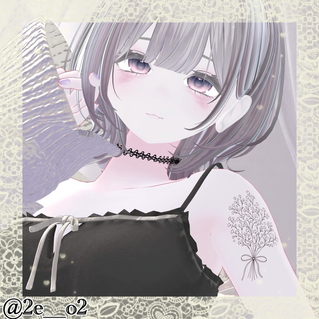 tatto texture【Gypsophila Bouquet】