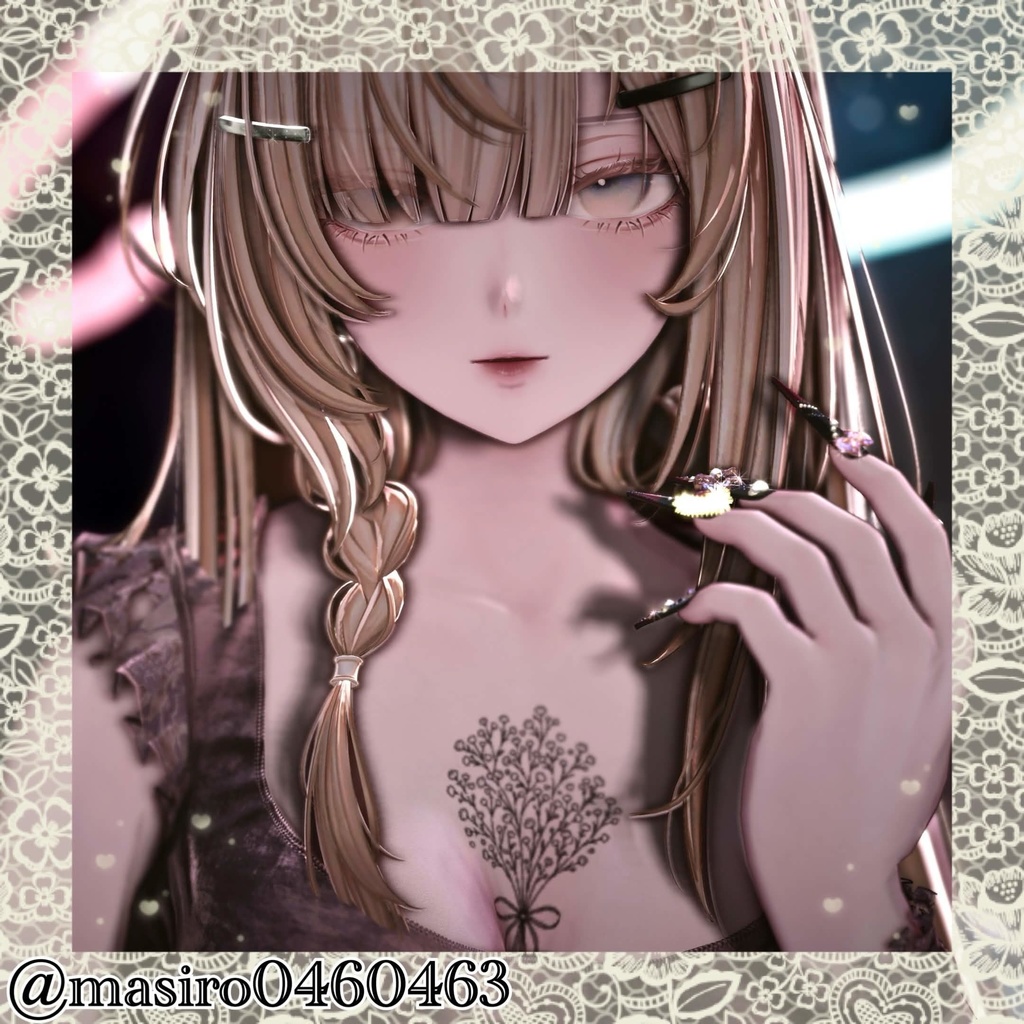 tatto texture【Gypsophila Bouquet】