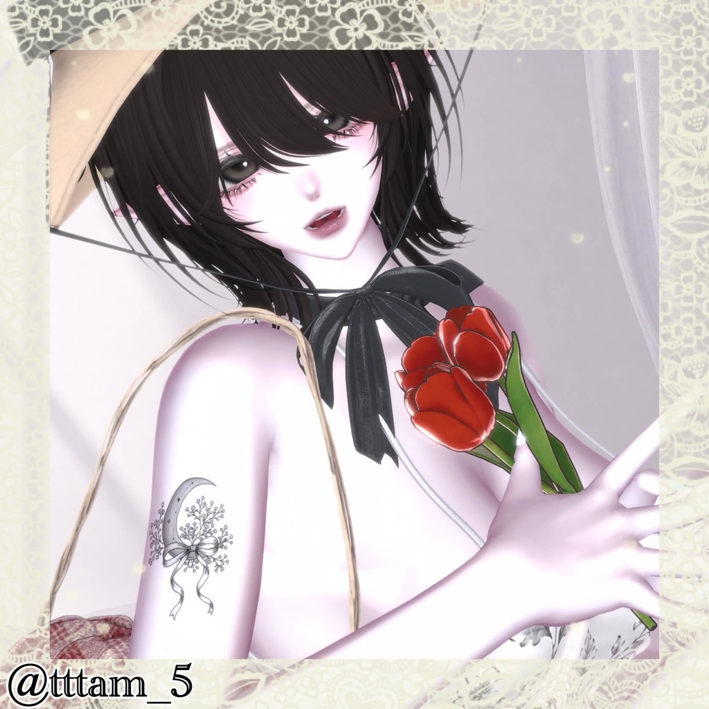 tattoo texture【Sweet Ribbon Set】