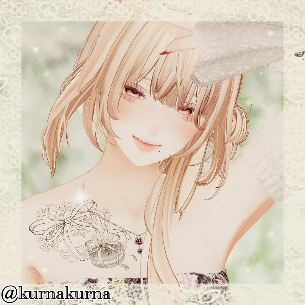 tattoo texture【Sweet Ribbon Set】
