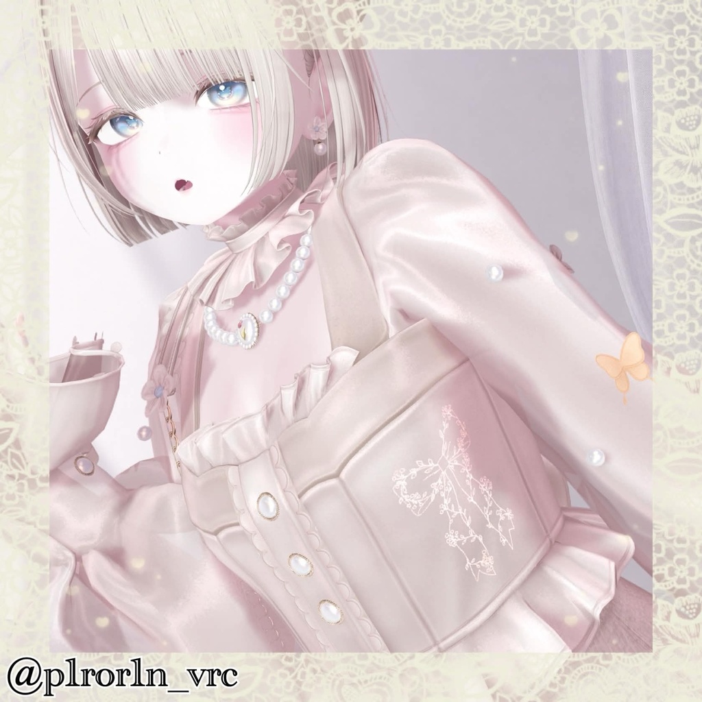 tattoo texture【Gypsophila Ribbon Set】