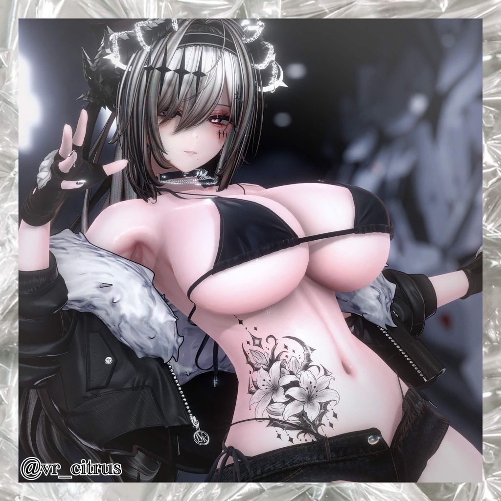 tattoo texture【Astral Lily】- inspired -