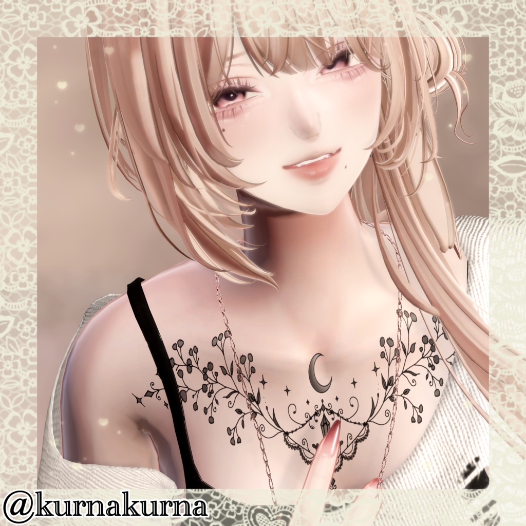 tattoo texture【Symmetrical Bloom】