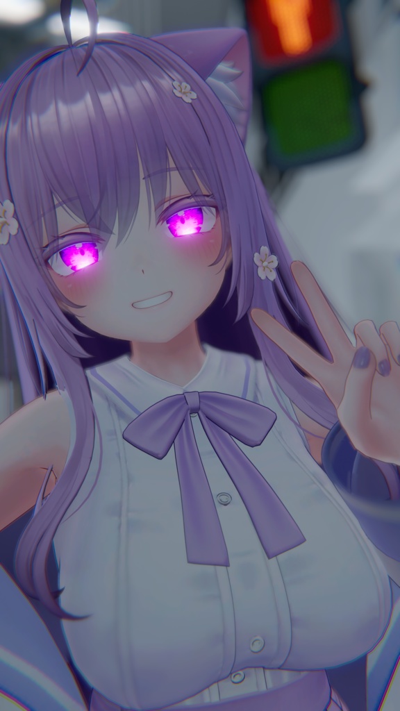 【アイテクスチャ】Glitch eye【15アバター対応】