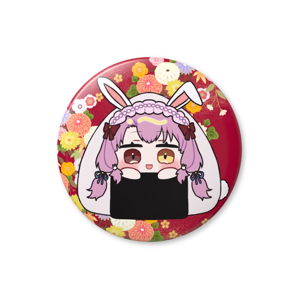 おにぎりきなこ缶バッジ