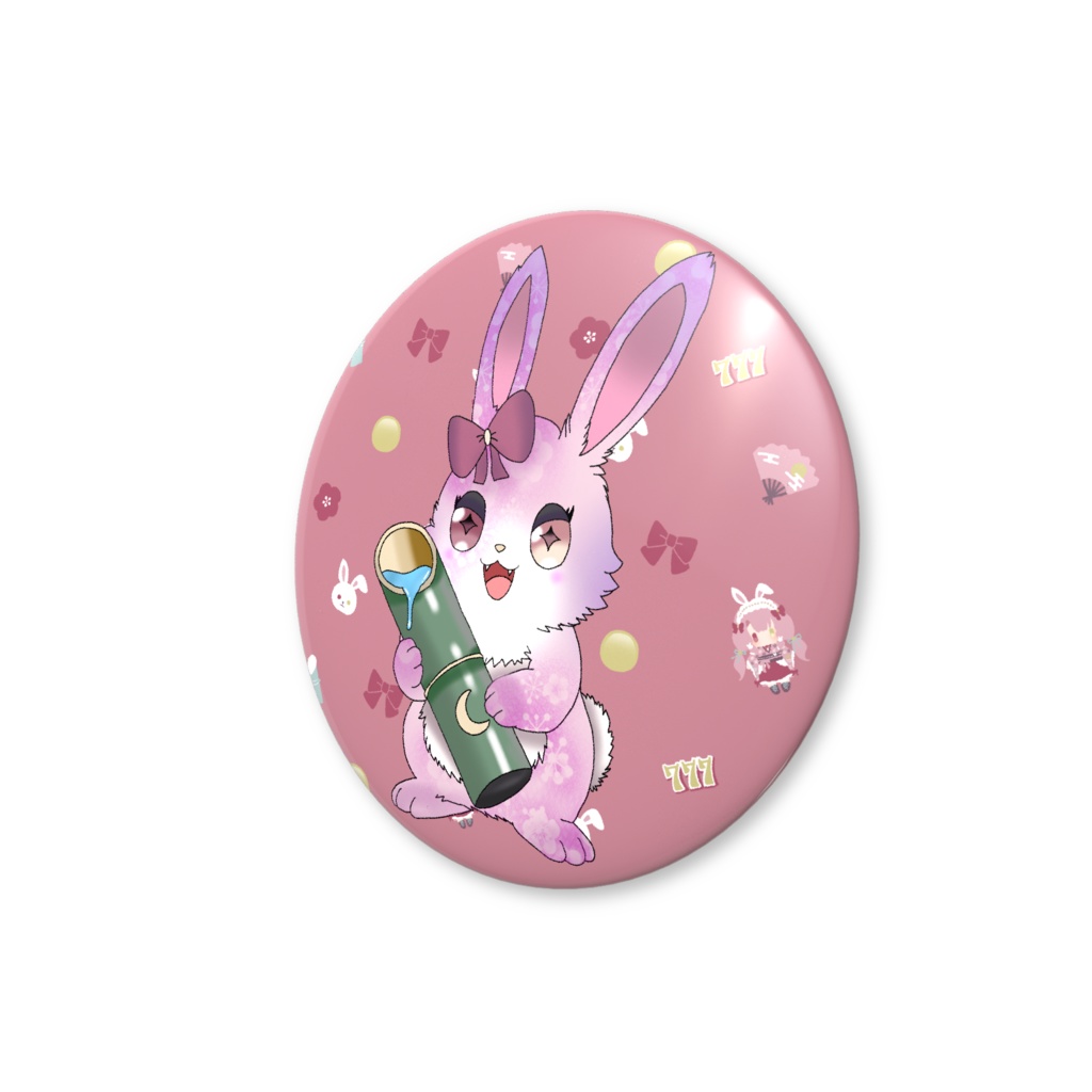 わたあめ缶バッジ