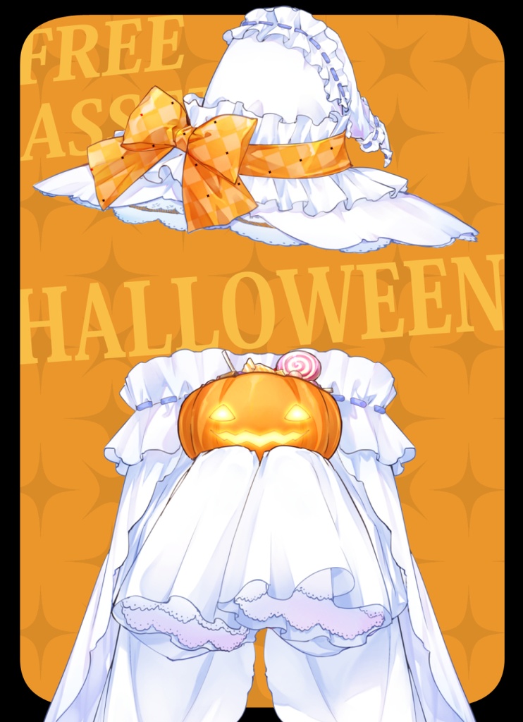 【無料】素材|VTuber向け|Halloween