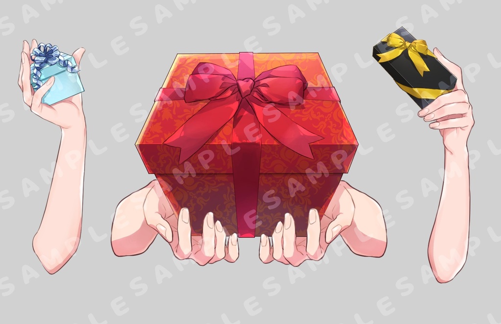 🎄クリスマスプレゼントのフリー素材🎁