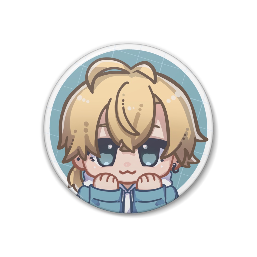 ひもの缶バッチ2