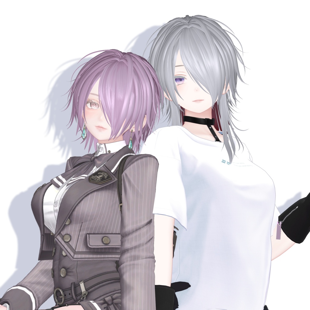 Vhair【10アバター対応/VRC Hair】