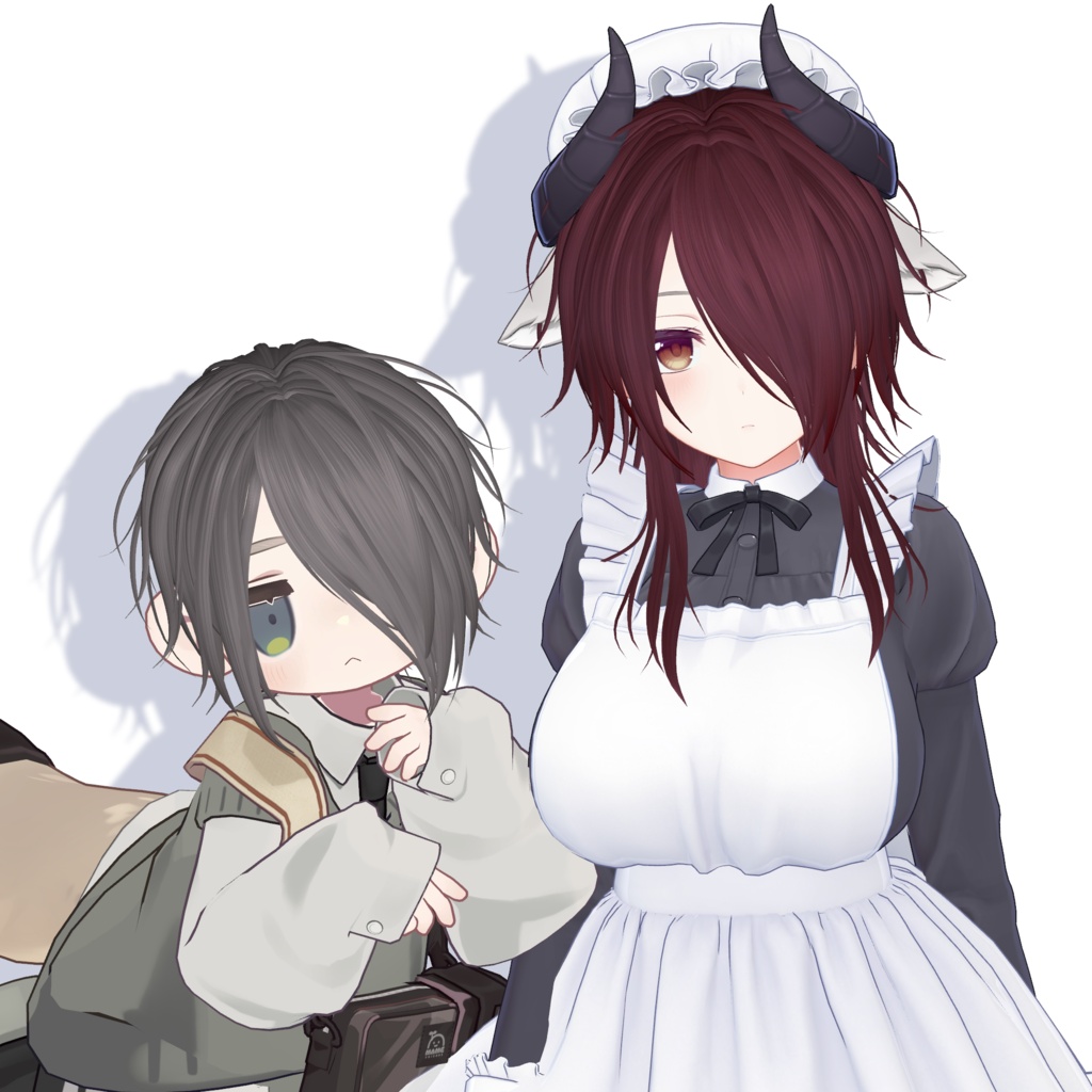 Vhair【10アバター対応/VRC Hair】