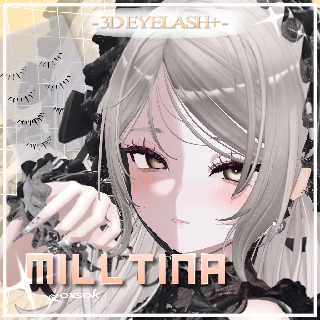 3D Eyelash+ つけまつげ【4アバター対応/VRC】