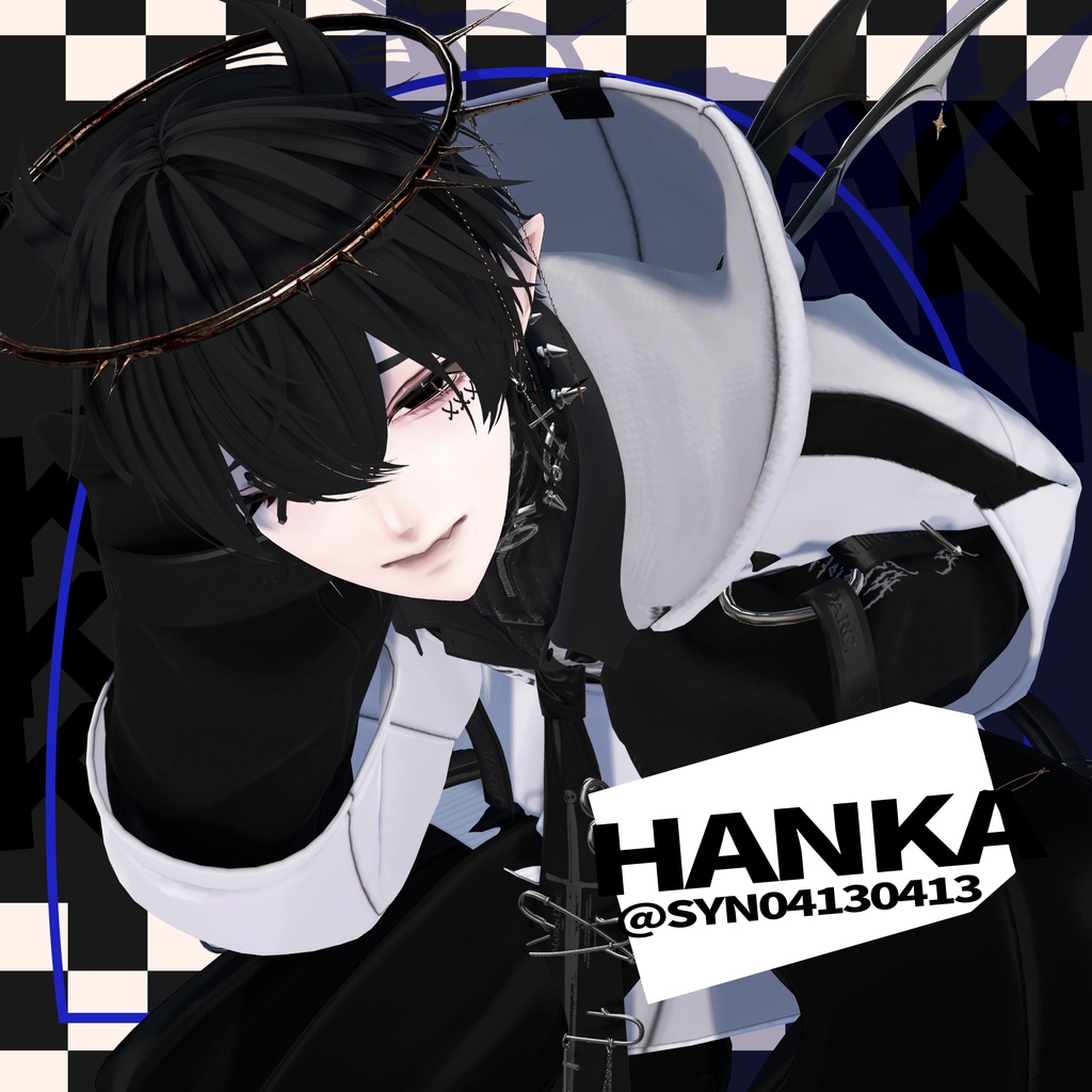 小悪魔ショートウルフ【10アバター対応/VRC Hair】Halloween向け髪型