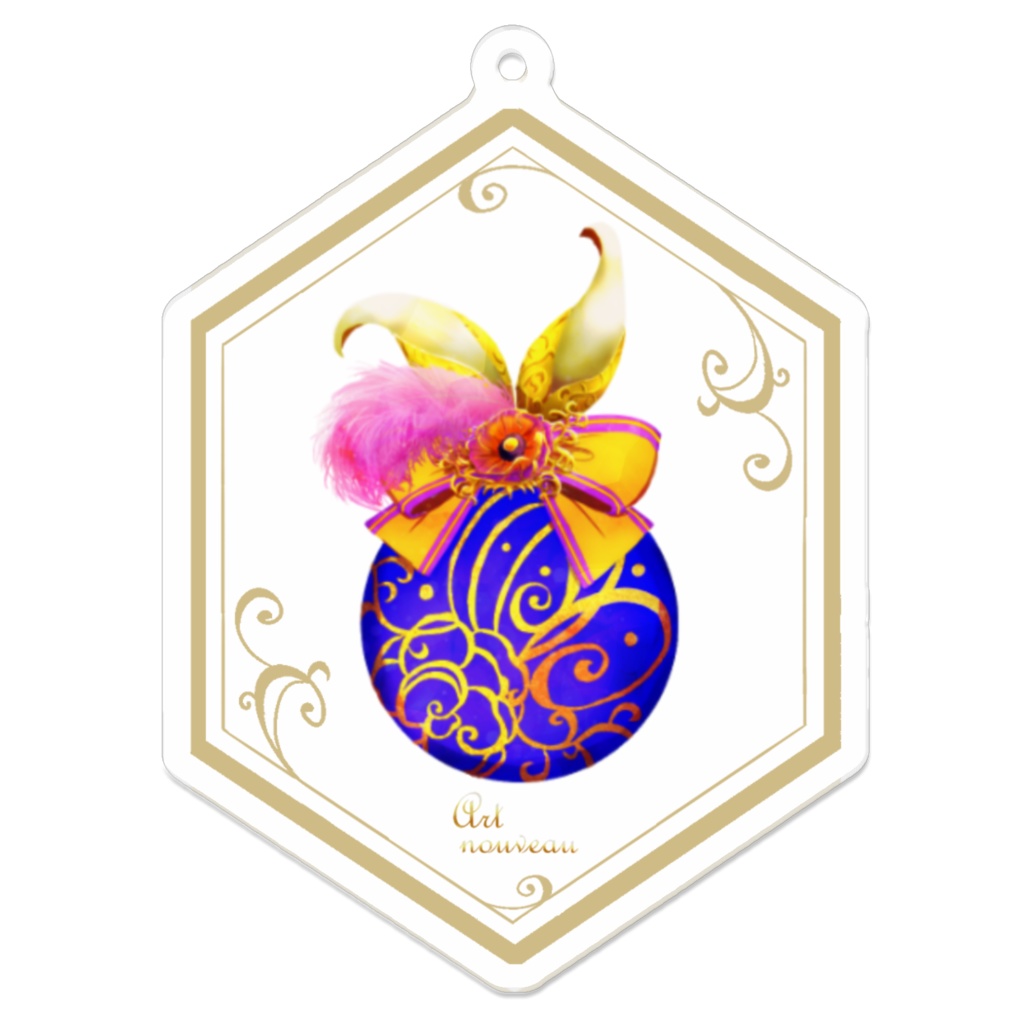 オーナメント風アクキー アルヌヴォver.