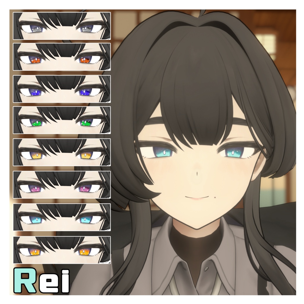 【5avatar対応】シンプルな泡が立ち上る目【Eye_Texture】
