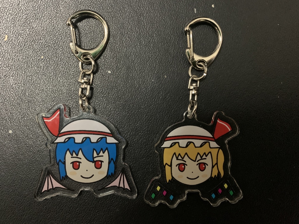 たつきん式レミリア/フランドール アクリルキーホルダー