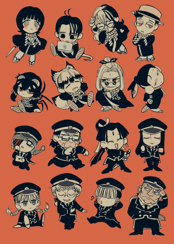 囚人看守ステッカー