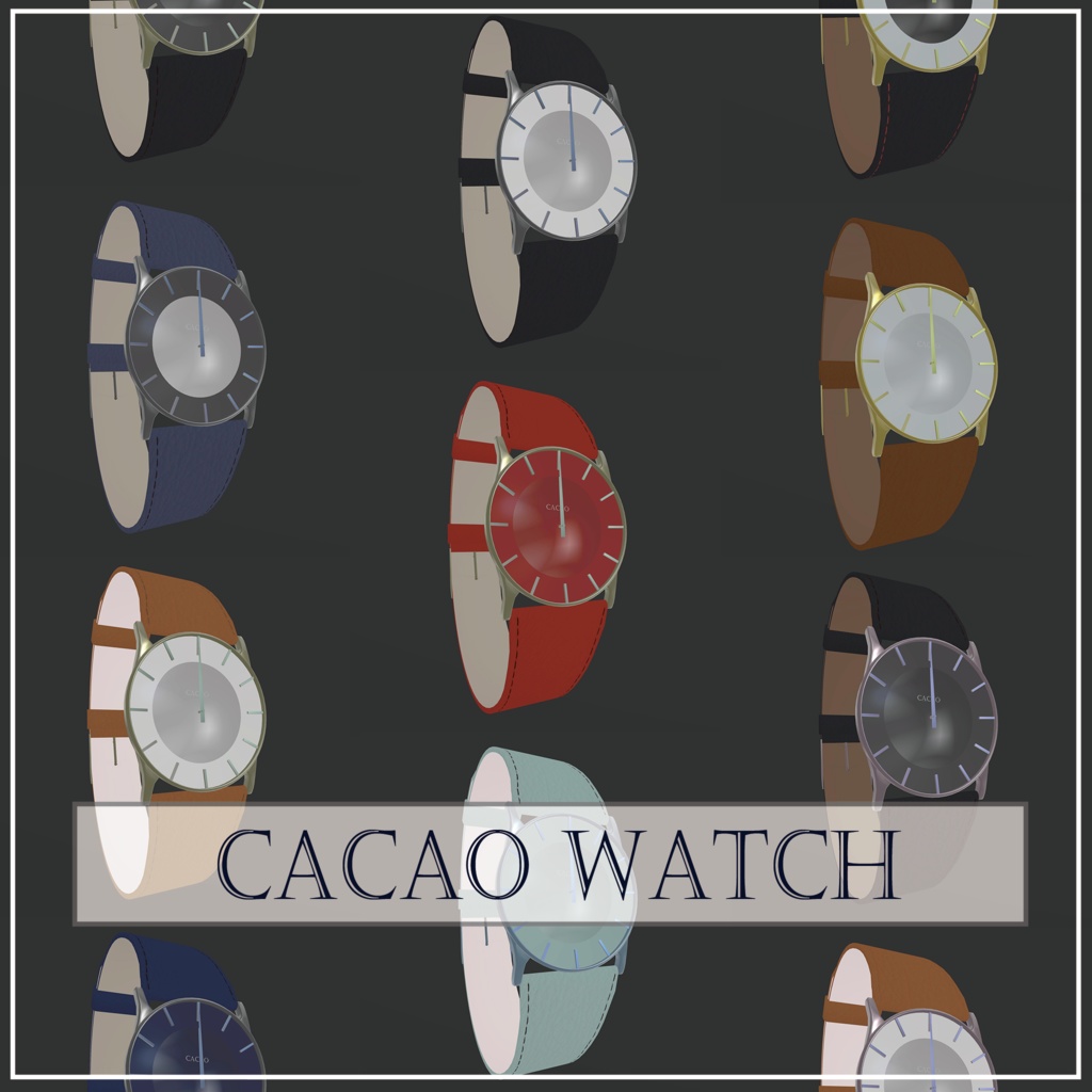 【OSC対応】CACAO WATCH | リアルタイム同期腕時計【MA対応】