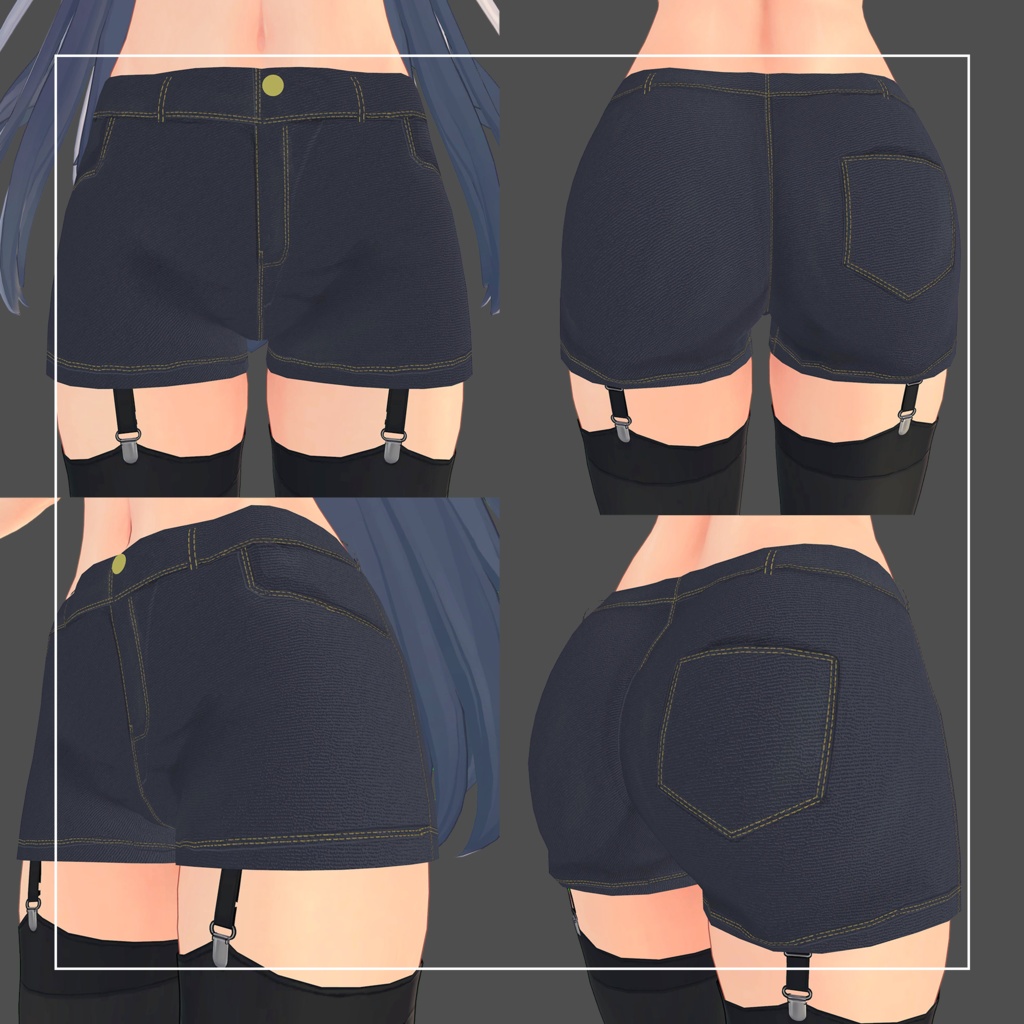 【桔梗ちゃん専用】ショートパンツ【VRChat想定】