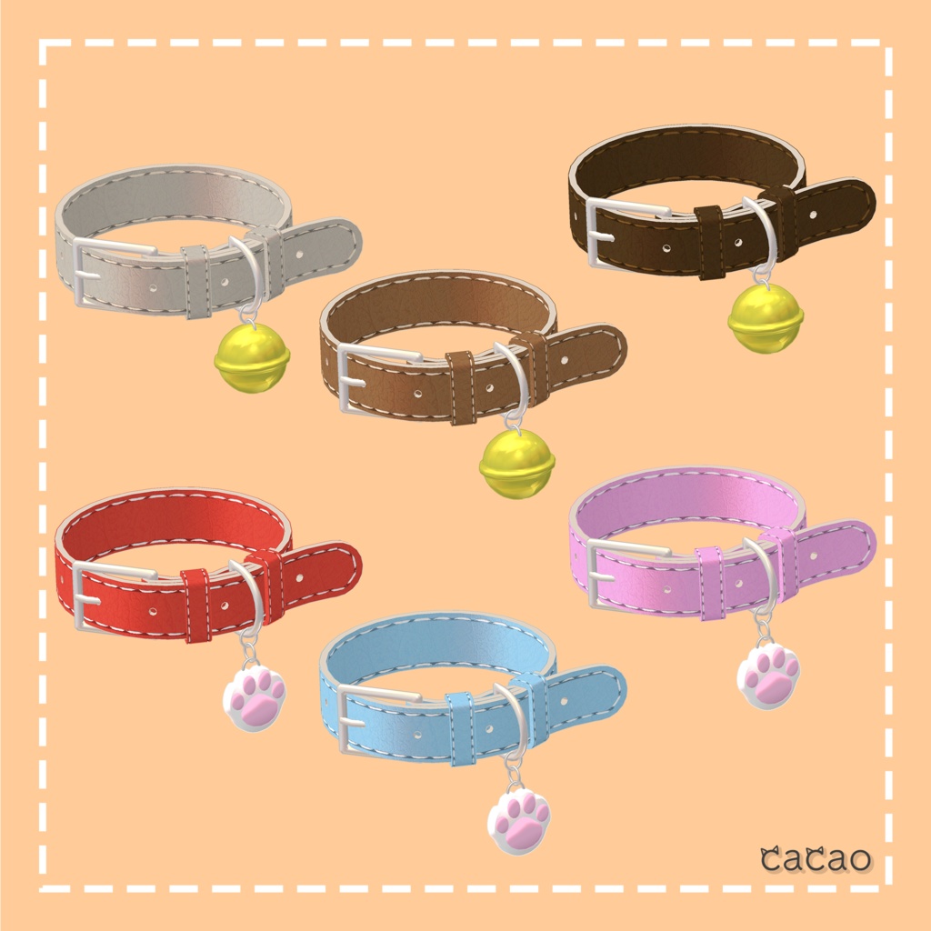 首輪チョーカー | Choker Collar【VRChat想定】