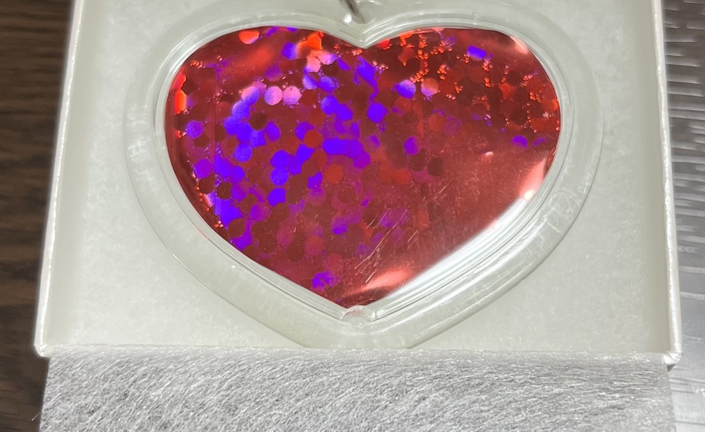 金龍のキラキラアートインキーホルダー